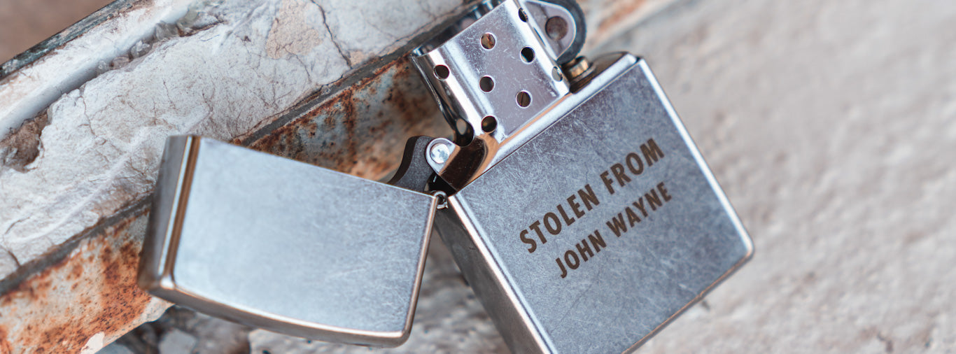 26 Bar Brass Lighter – John Wayne Stock & Supply