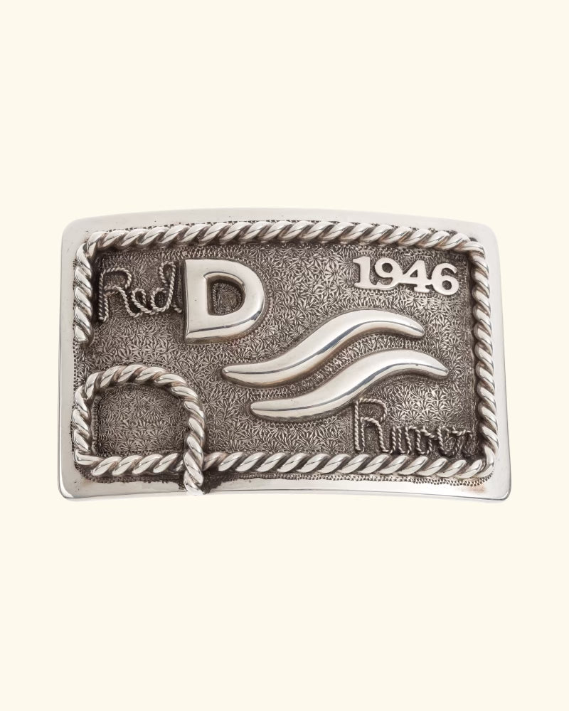 Bohlin Belt Buckle - Red River D Sterling Silver