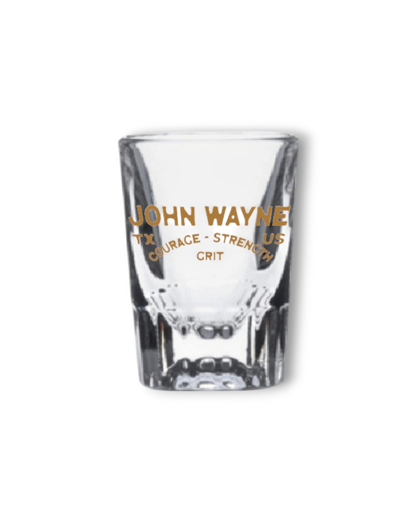 Courage Strength Grit Shot Glass