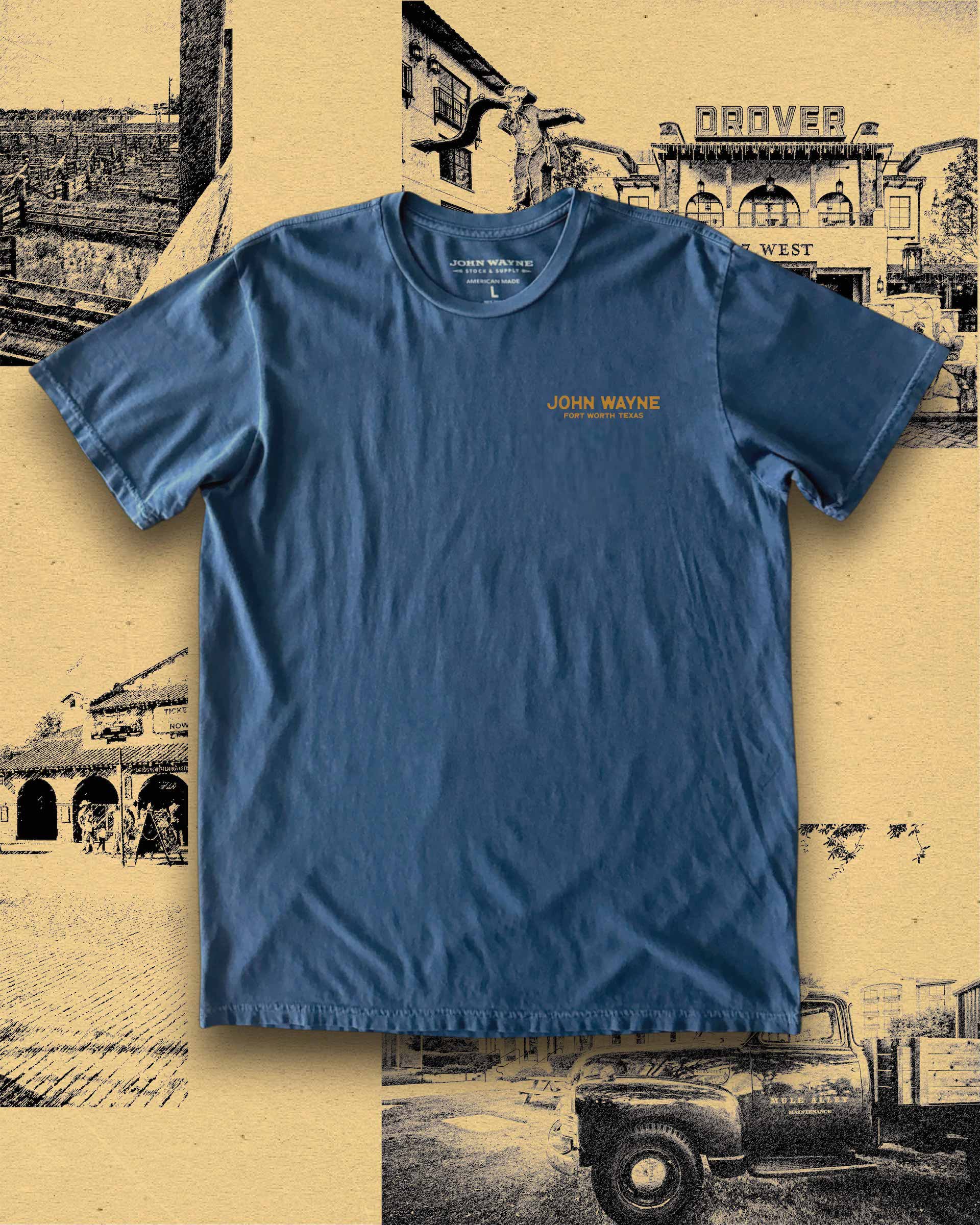 Courage Strength Grit Tee - Vintage Navy