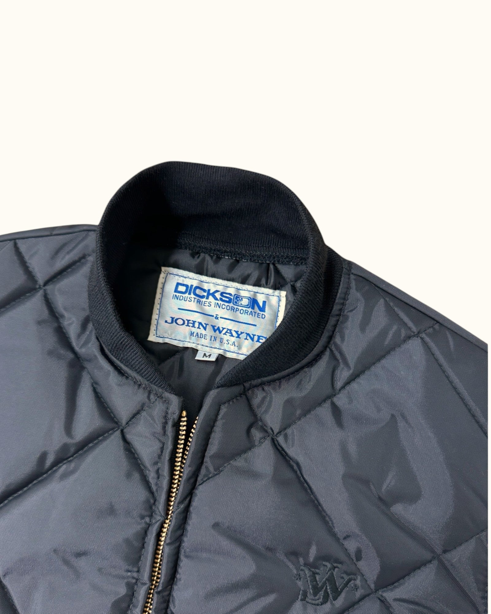 John Wayne x Dickson Quilted Insulated Vest - Black