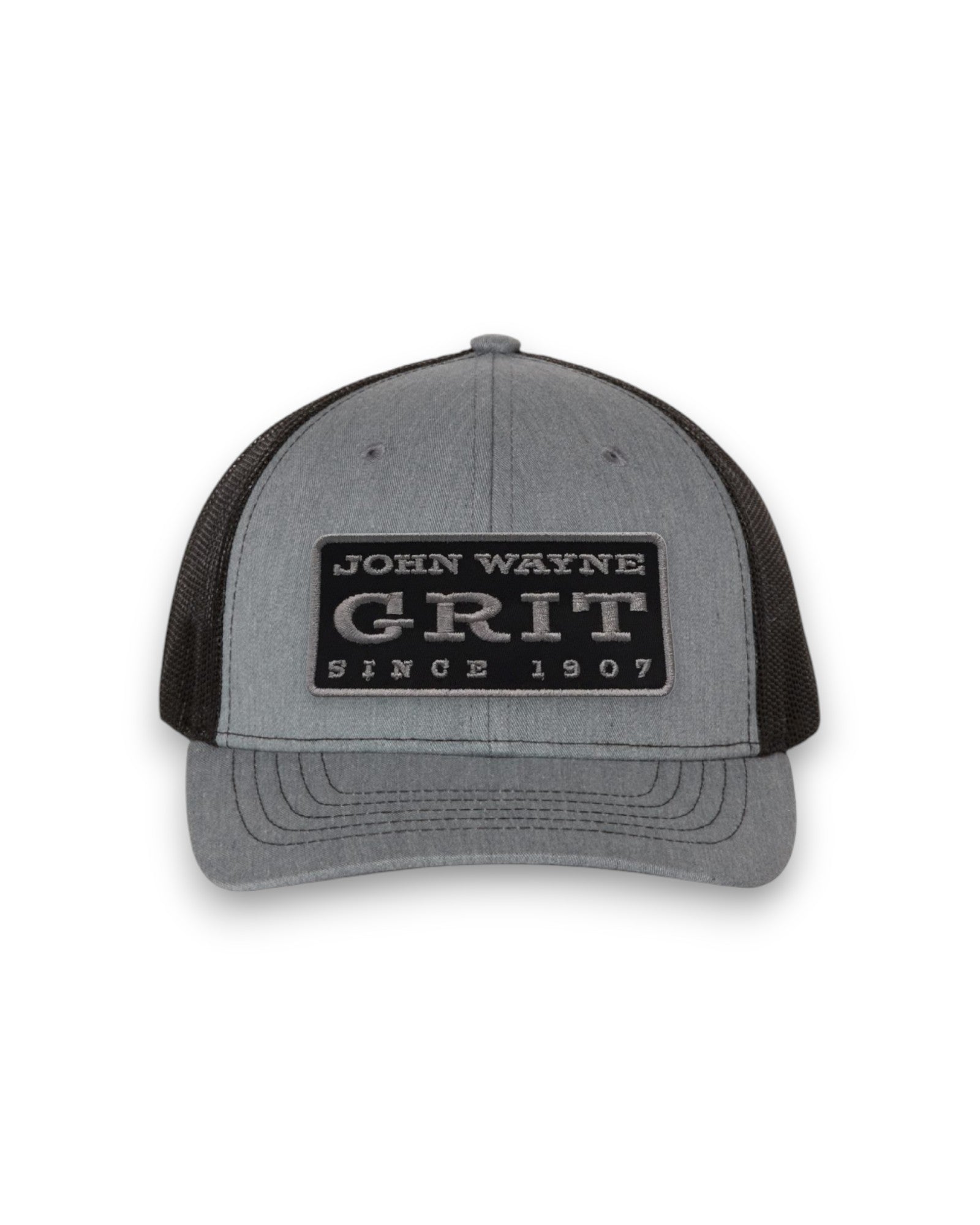 GRIT Kids Trucker Hat - Heather Grey/Black