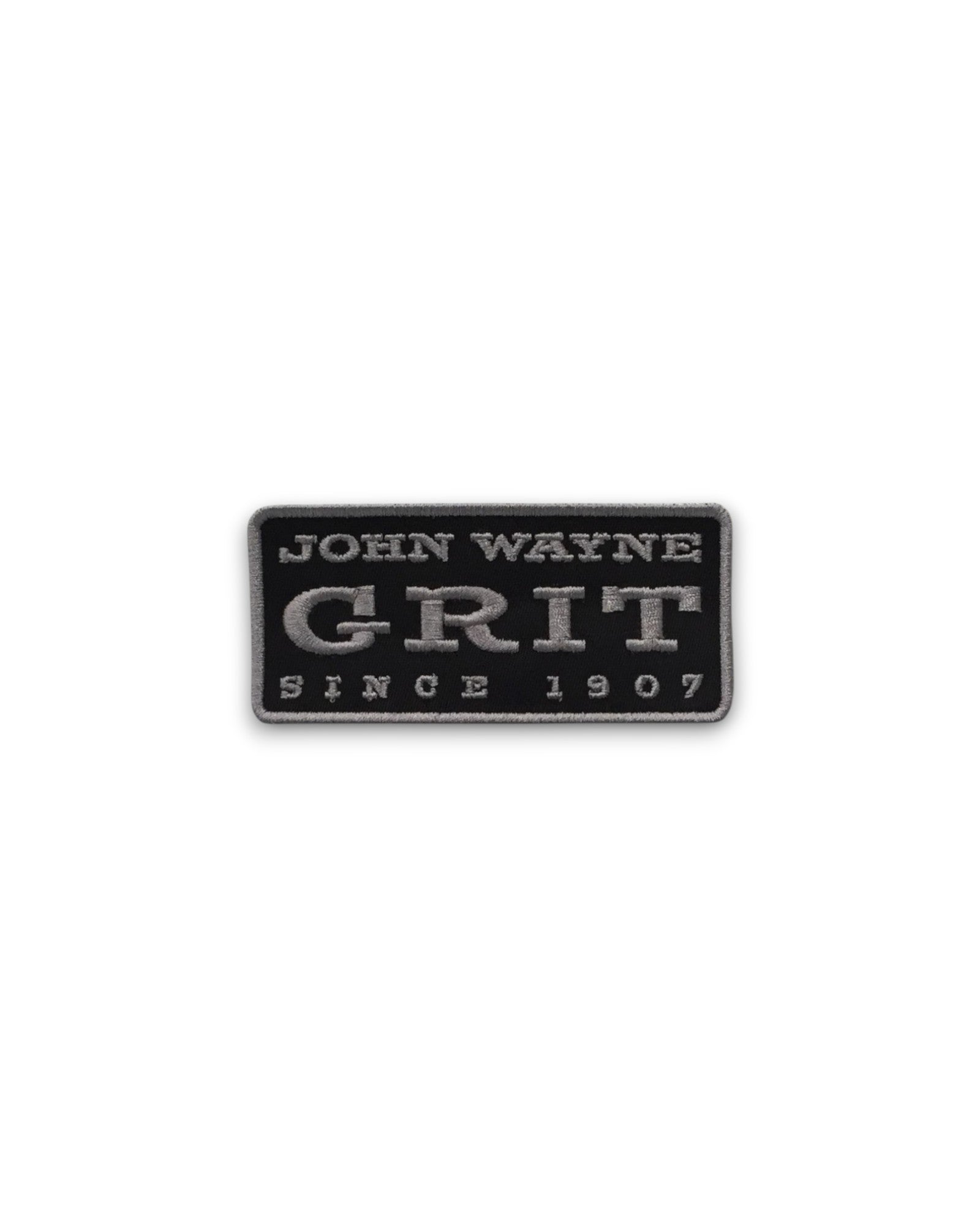 GRIT Patch - Charcoal/Black