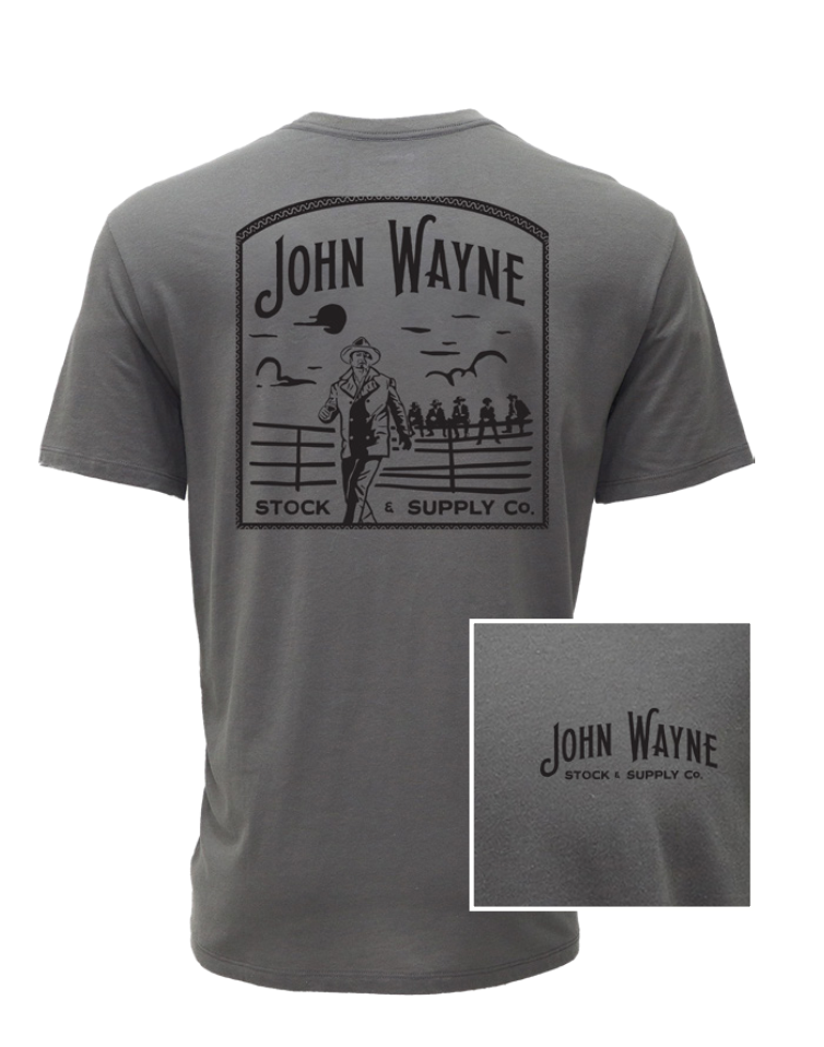 JW x Hooey Tee - Steel Grey