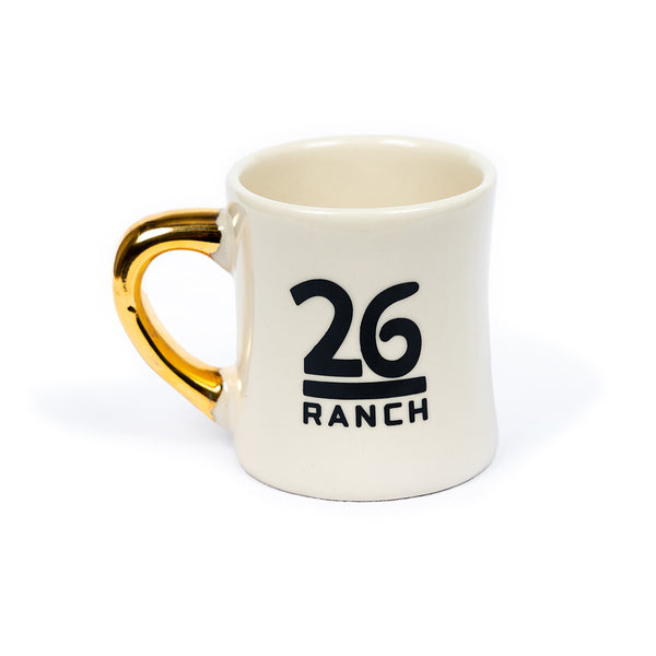 26 Bar Gold Handle Mug