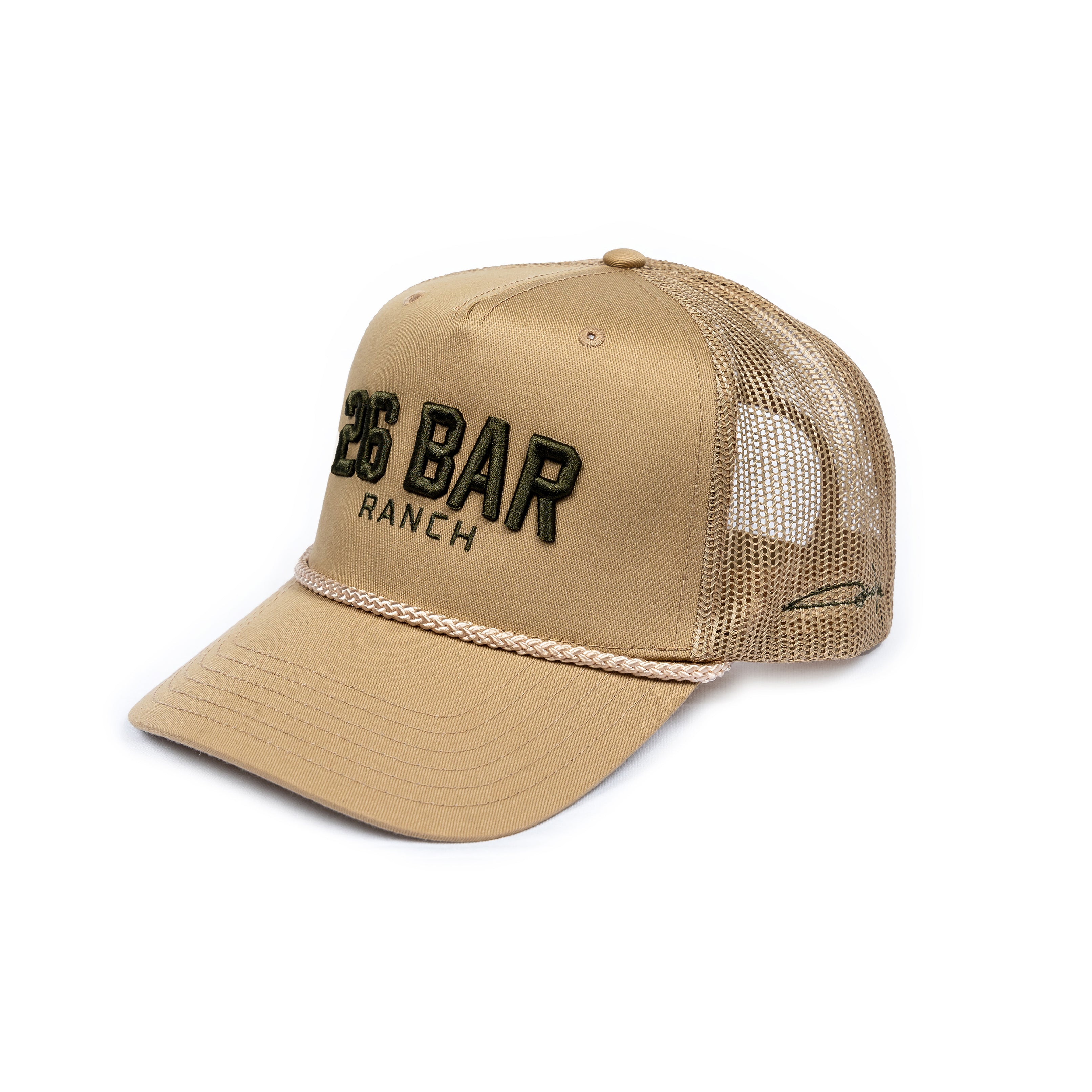 26 Bar John Wayne Ranch Rope Trucker Hat