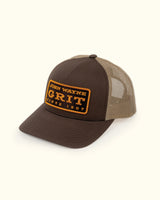 GRIT Trucker Hat - Brown/Khaki