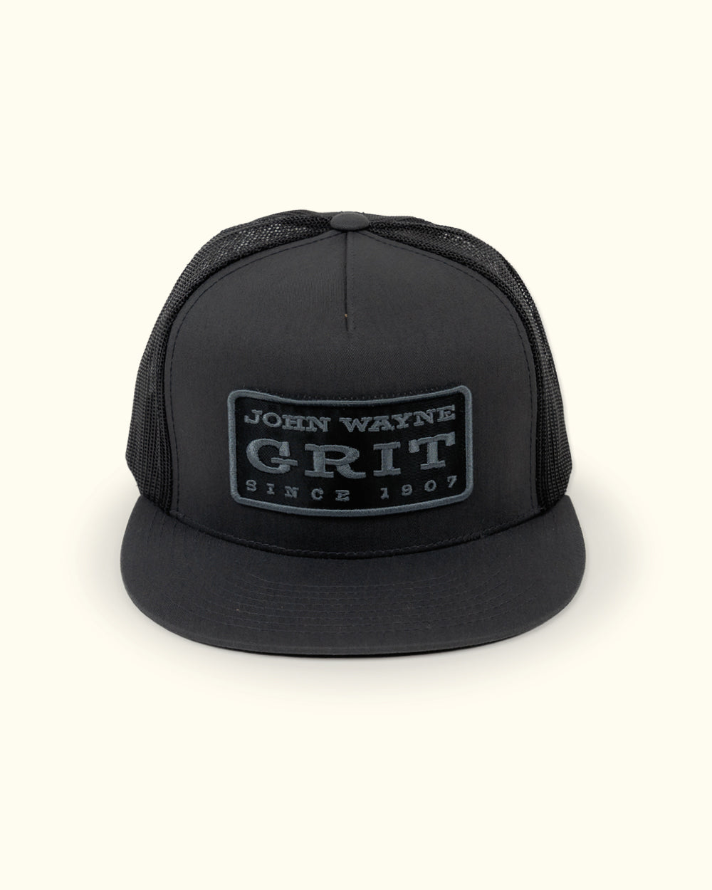 GRIT Trucker Hat - Charcoal/Black