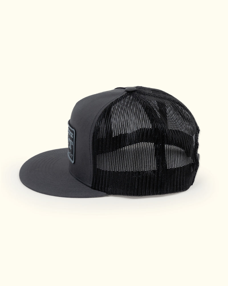 GRIT Trucker Hat - Charcoal/Black