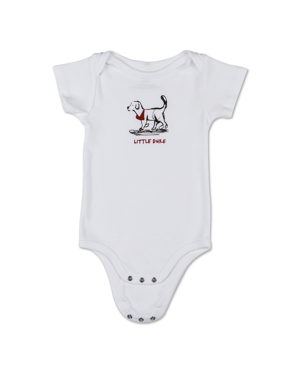 Little Duke Onesie - White