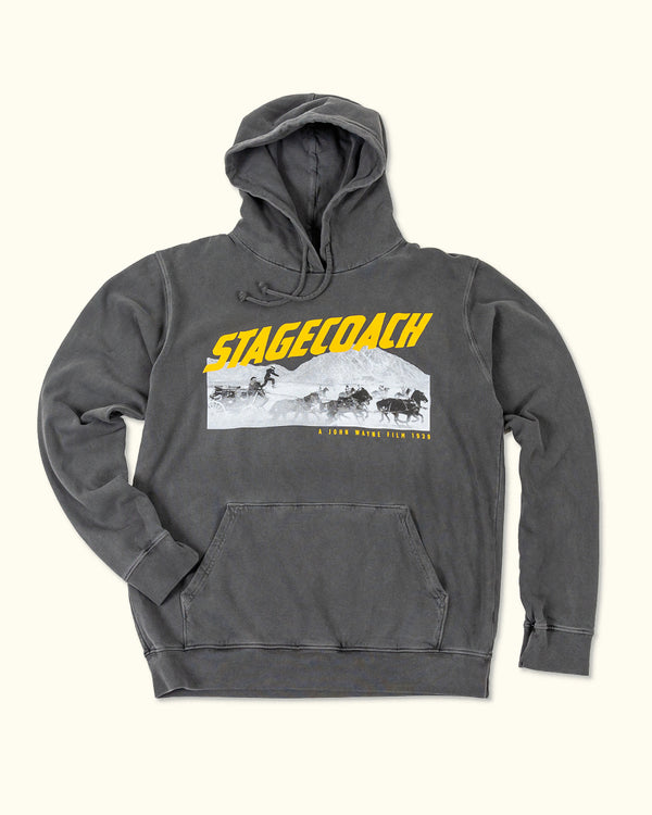 Stagecoach Photo Hoodie - Washed Black