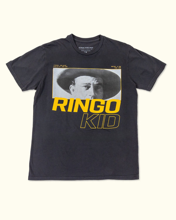 Stagecoach Ringo Kid Photo Tee - Vintage Black