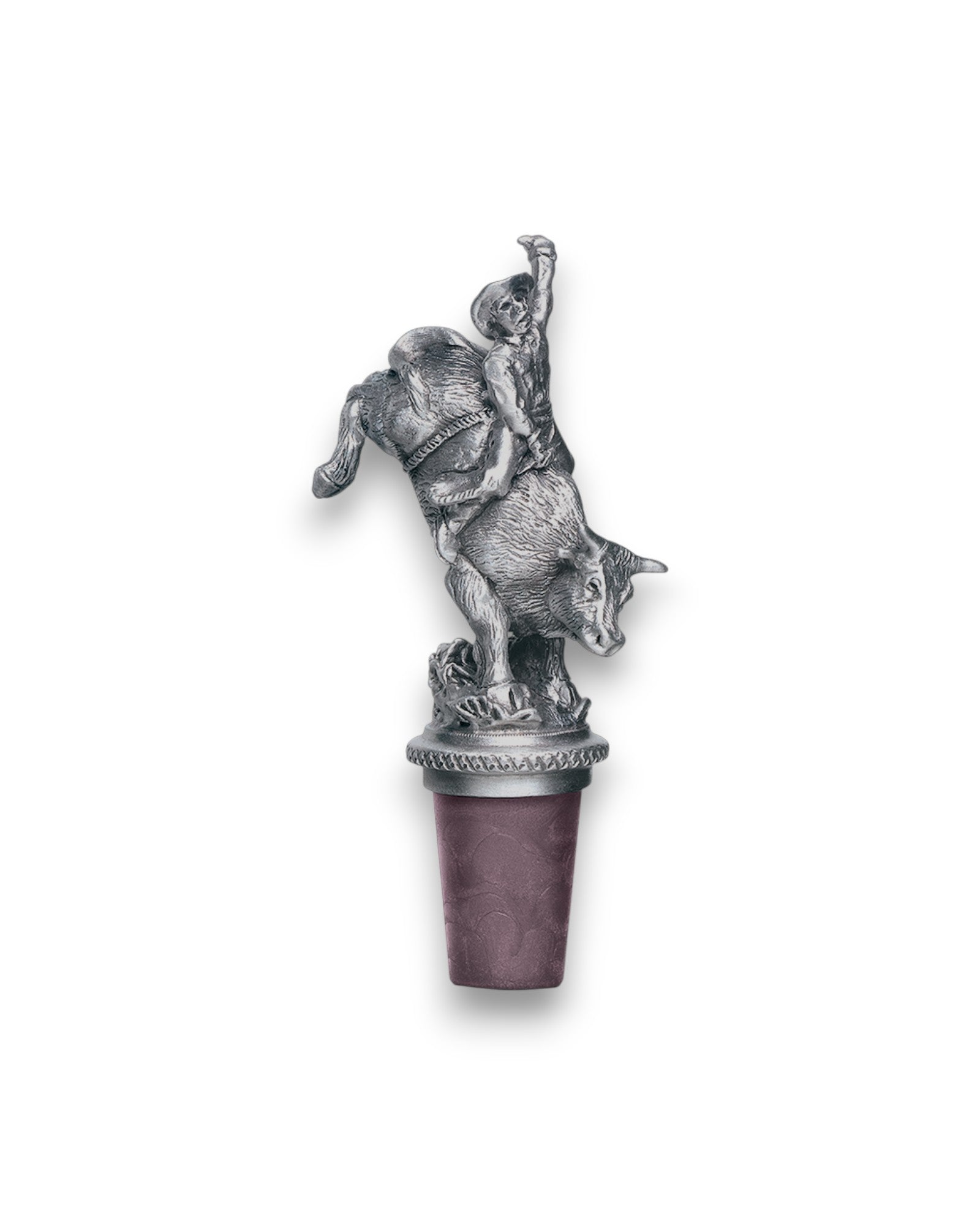 Bull Rider Bottle Stopper