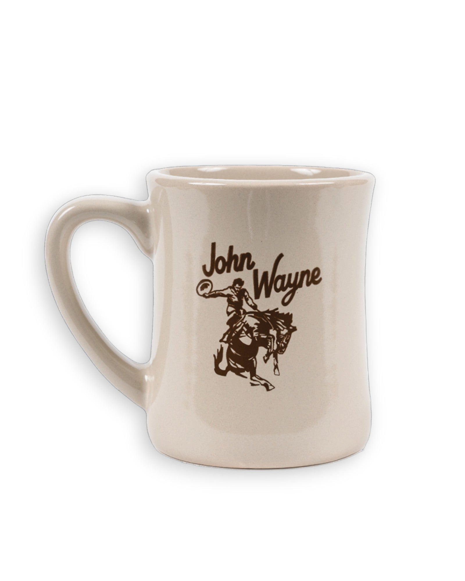 John Wayne Diner Mug - Off-White