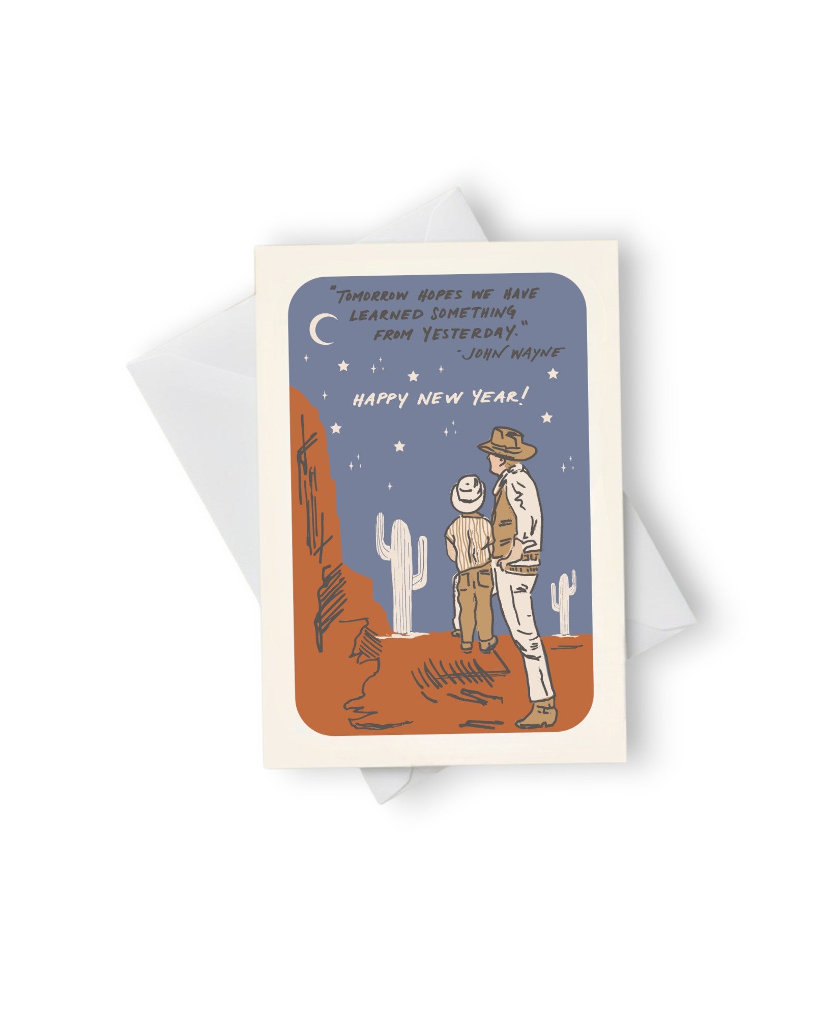 John Wayne Holiday Card - Happy New Year