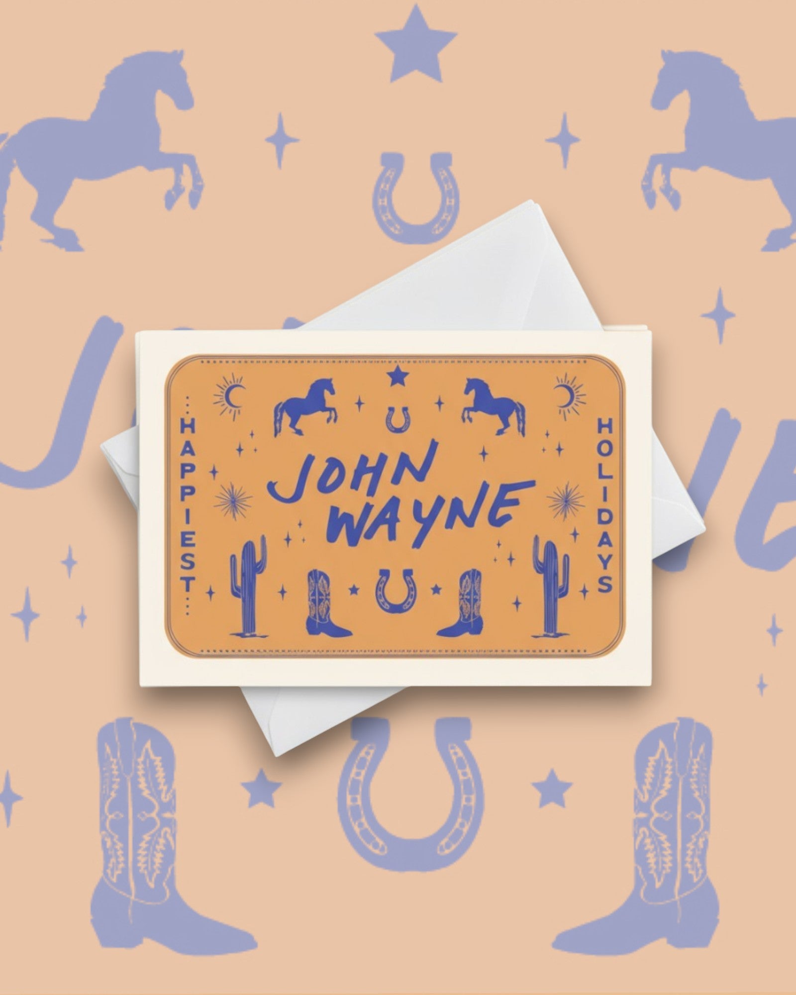 John Wayne Holiday Card – Happiest Holidays