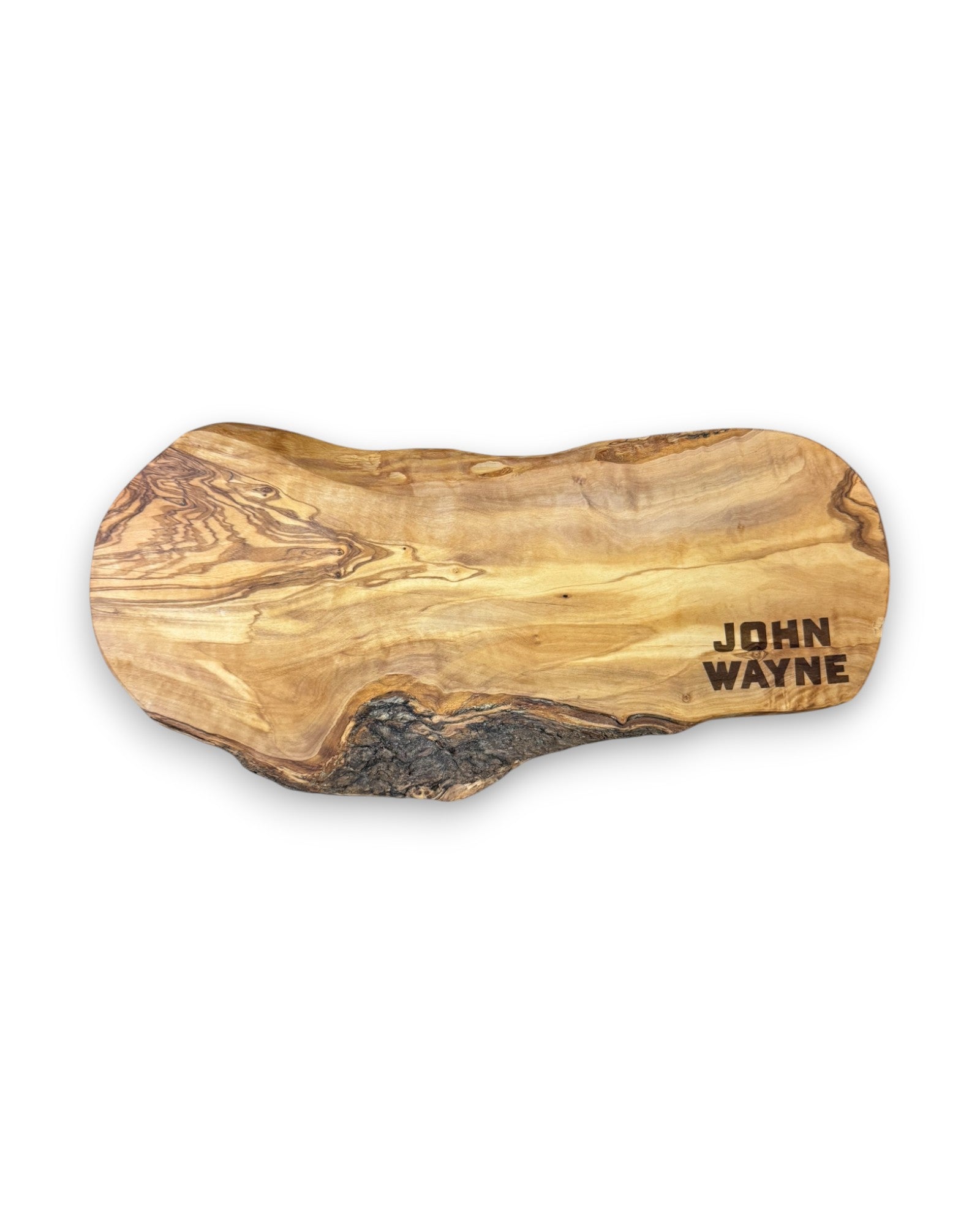 John Wayne Live Edge Olive Wood Serving Board