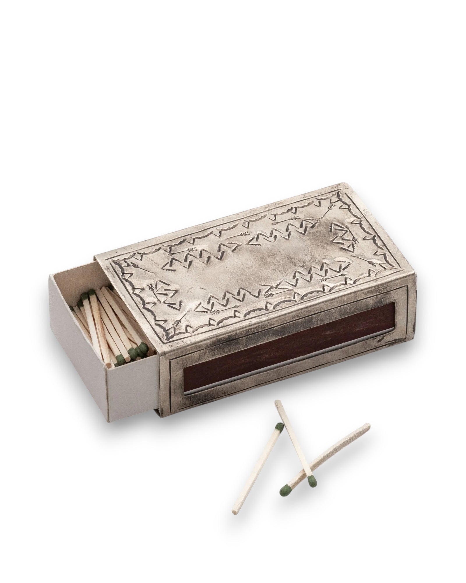 John Wayne Silver Matchbox - Large