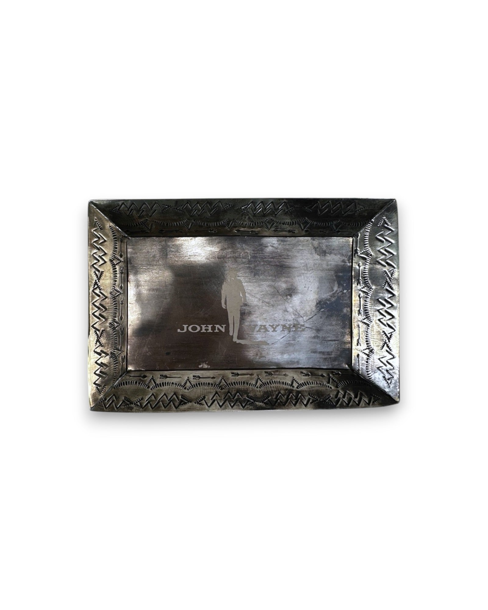 John Wayne Silver Tray