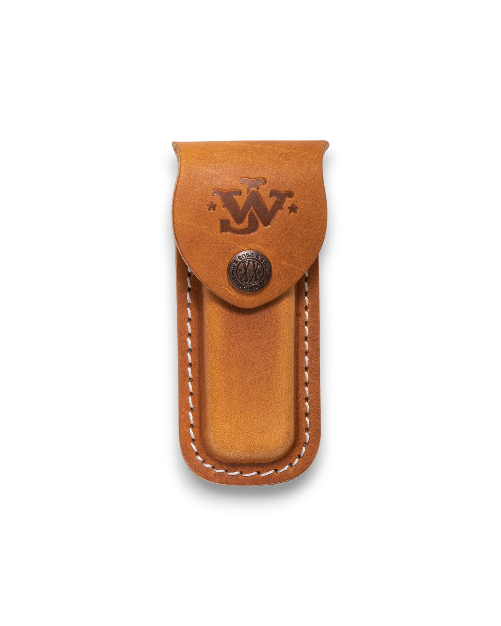 John Wayne x Case Knives Brown Leather Medium Knife Sheath John Wayne x Case Knives Brown Leather Medium Knife Sheath