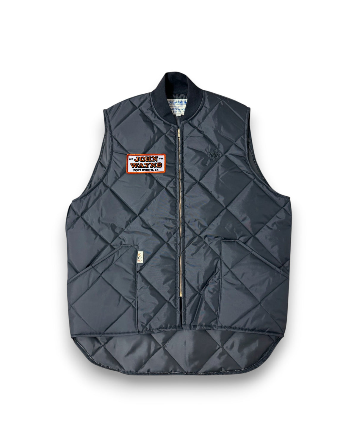 John Wayne x Dickson Quilted Insulated Vest - Black Special Edition Patch