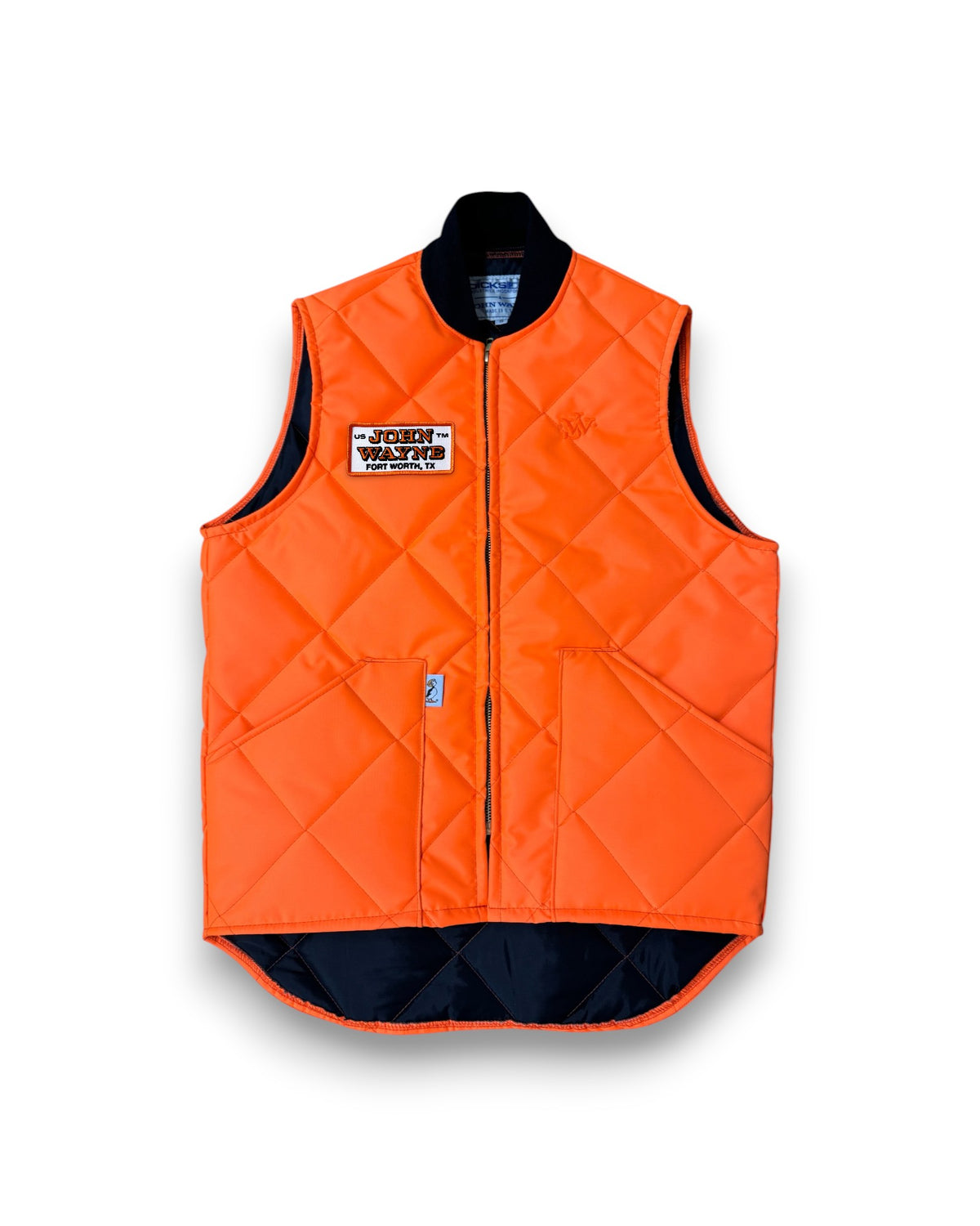 John Wayne x Dickson Quilted Insulated Vest - Orange Special Edition Patch
