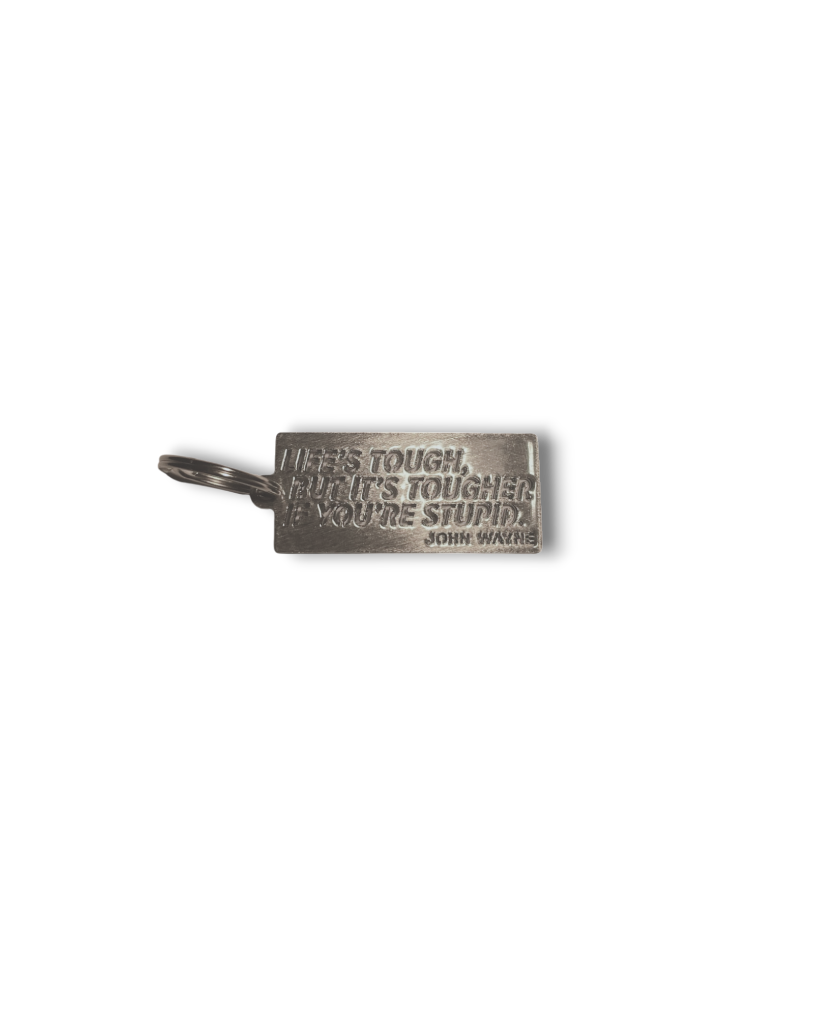 Life's Tough Keychain - Matte Clear