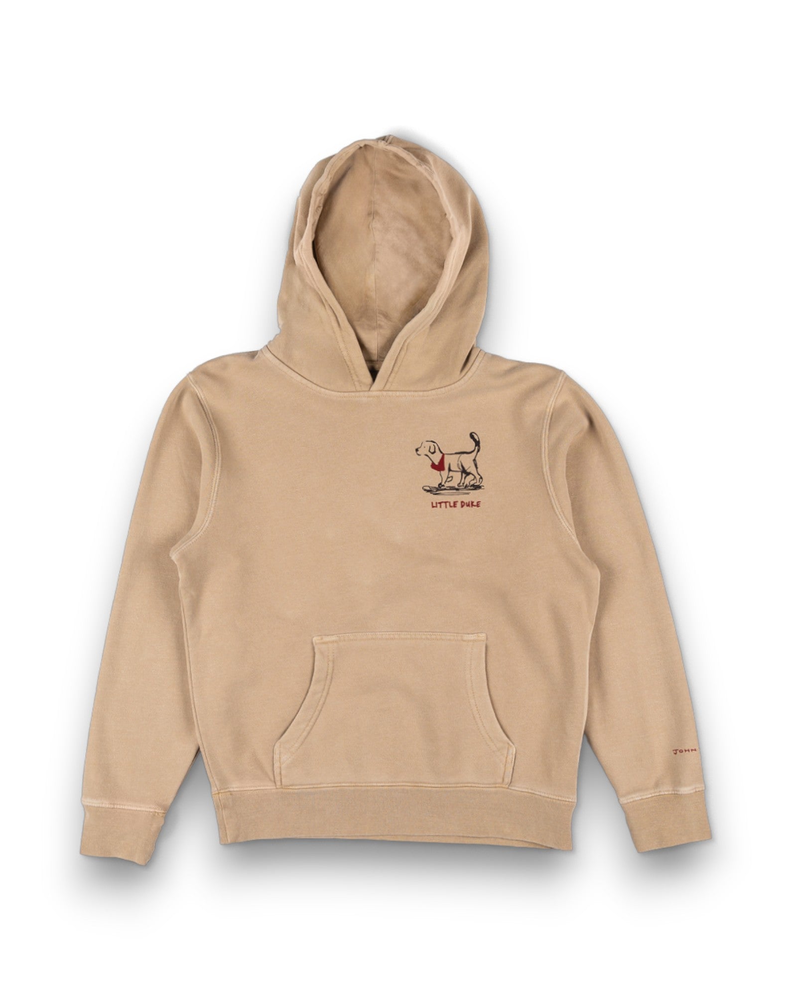 Little Duke Kids Hoodie - Washed Sand