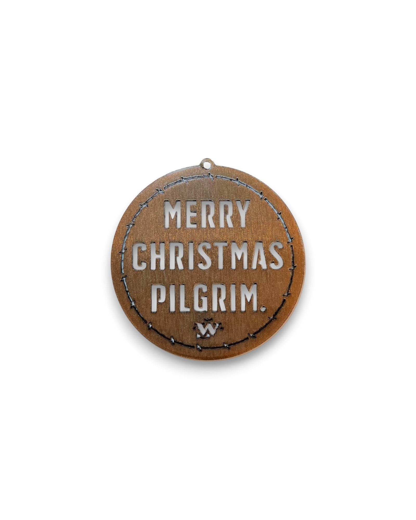 Merry Christmas Pilgrim Ornament - Penny Dust