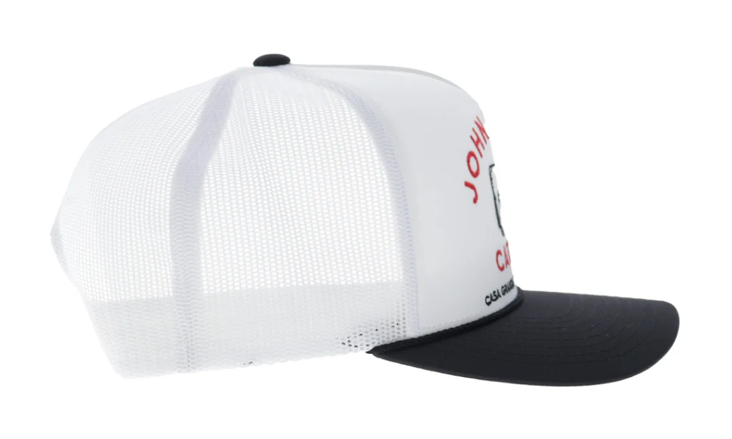 JW x Hooey Cattle Co Trucker Hat White/Black