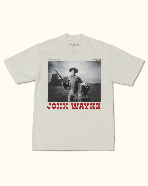 Stagecoach John Wayne Photo Tee - Off White