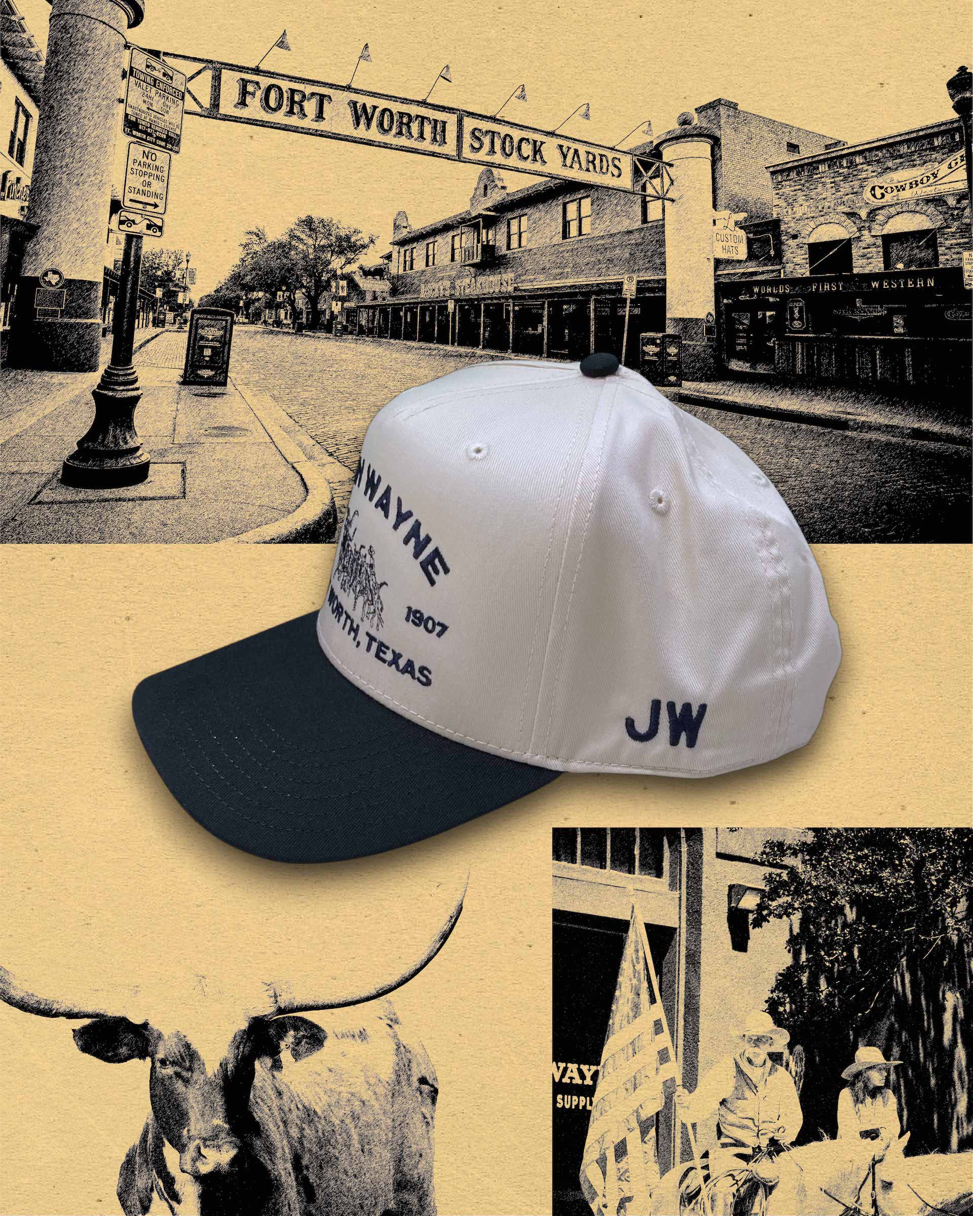 Stockyards Trucker Cap – Natural/Black