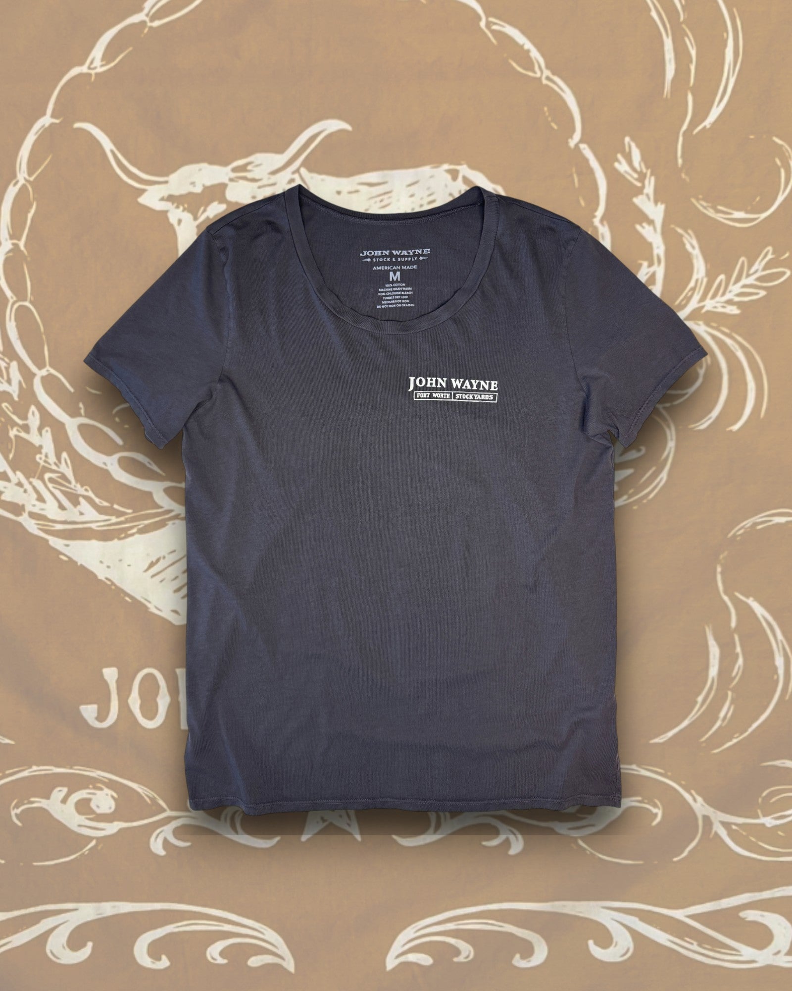 Stockyards Women's Tee - Vintage Black