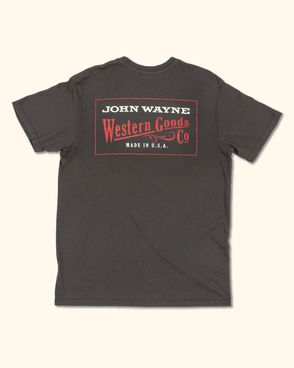 Western Goods Logo Tee - Vintage Black