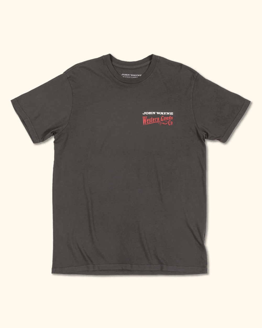 Western Goods Logo Tee - Vintage Black