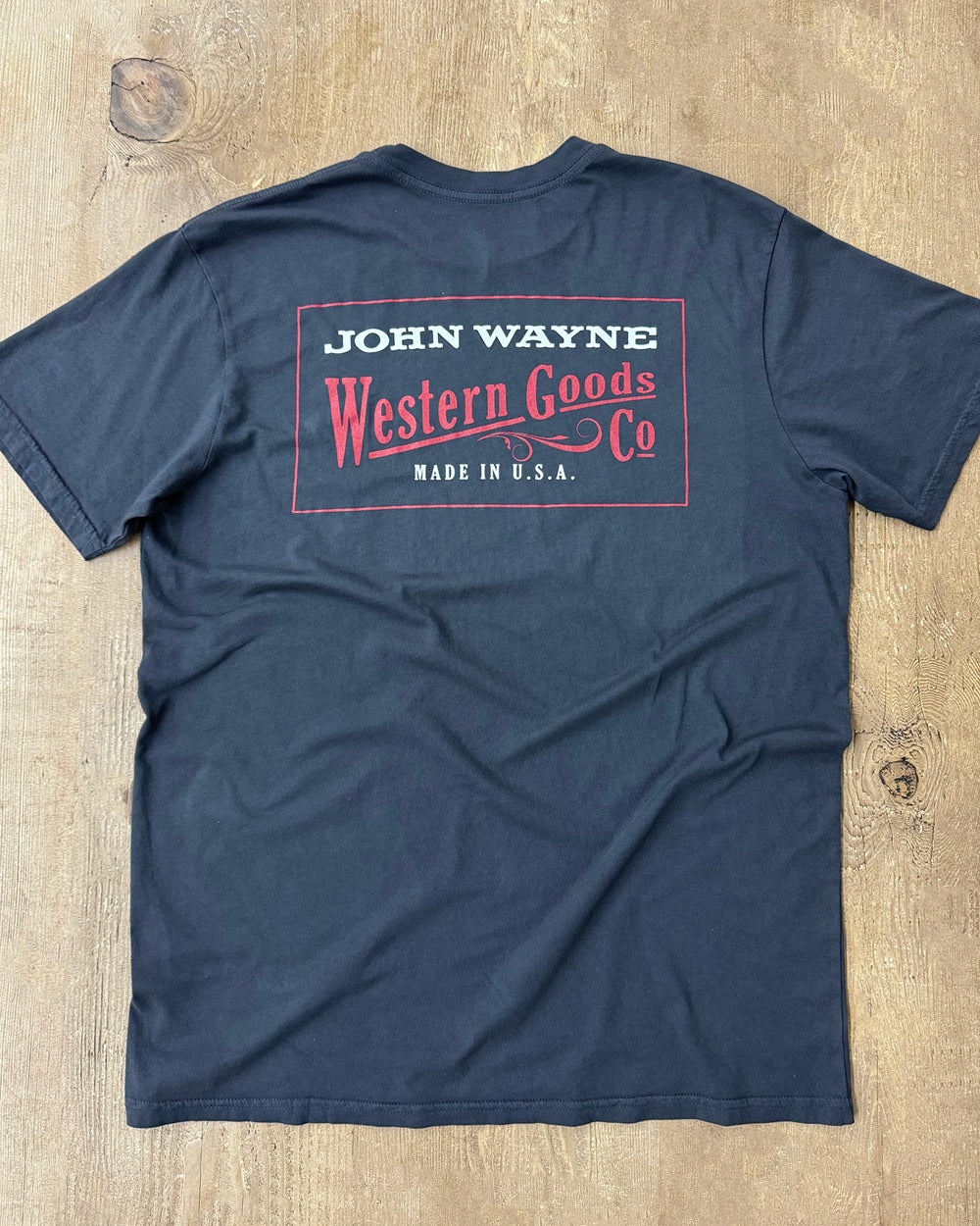 Western Goods Logo Tee - Vintage Black