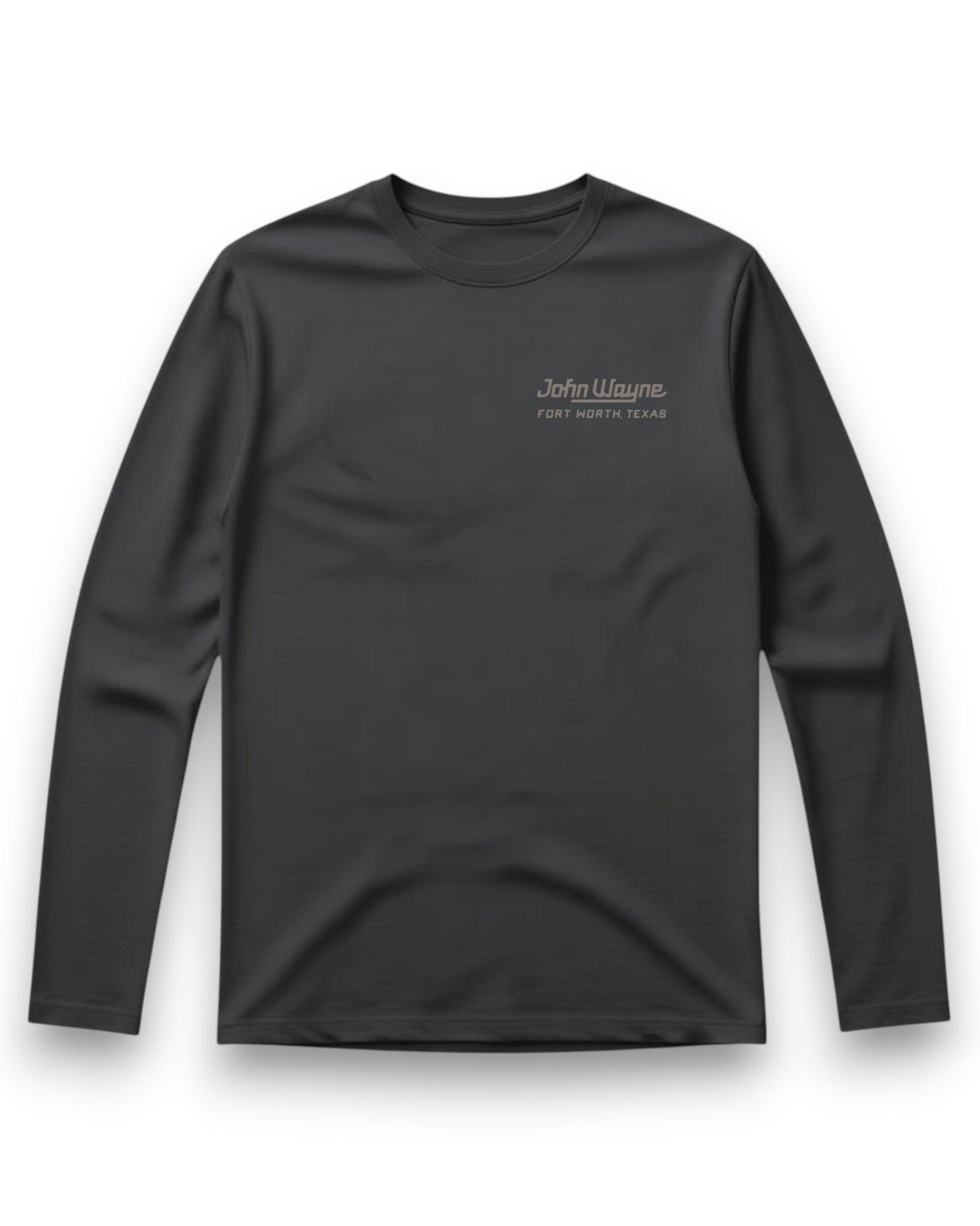 Western Goods Smokestack Long Sleeve Tee - Vintage Black