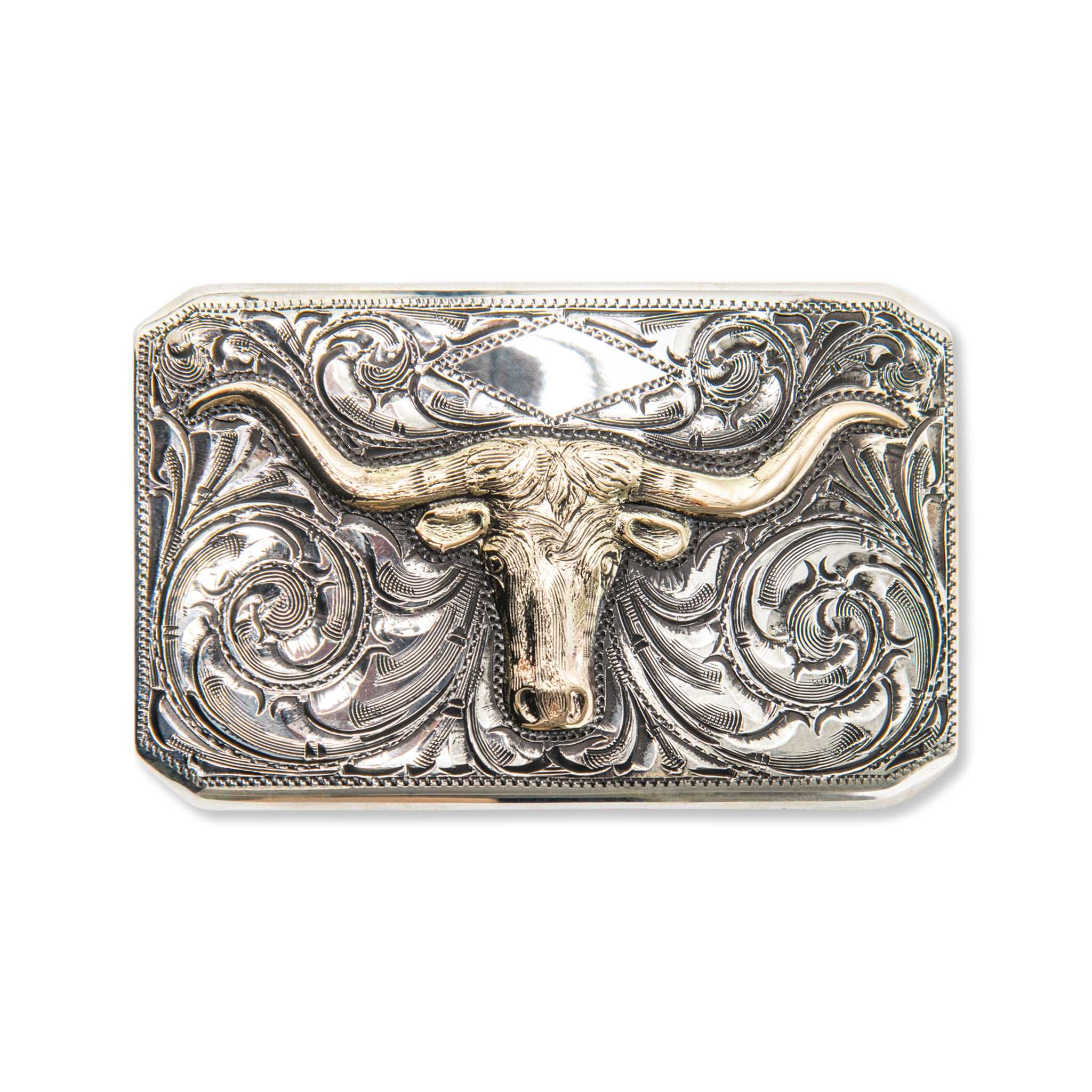 Bohlin Belt Buckle - Angel and The Badman - Silver and Gold