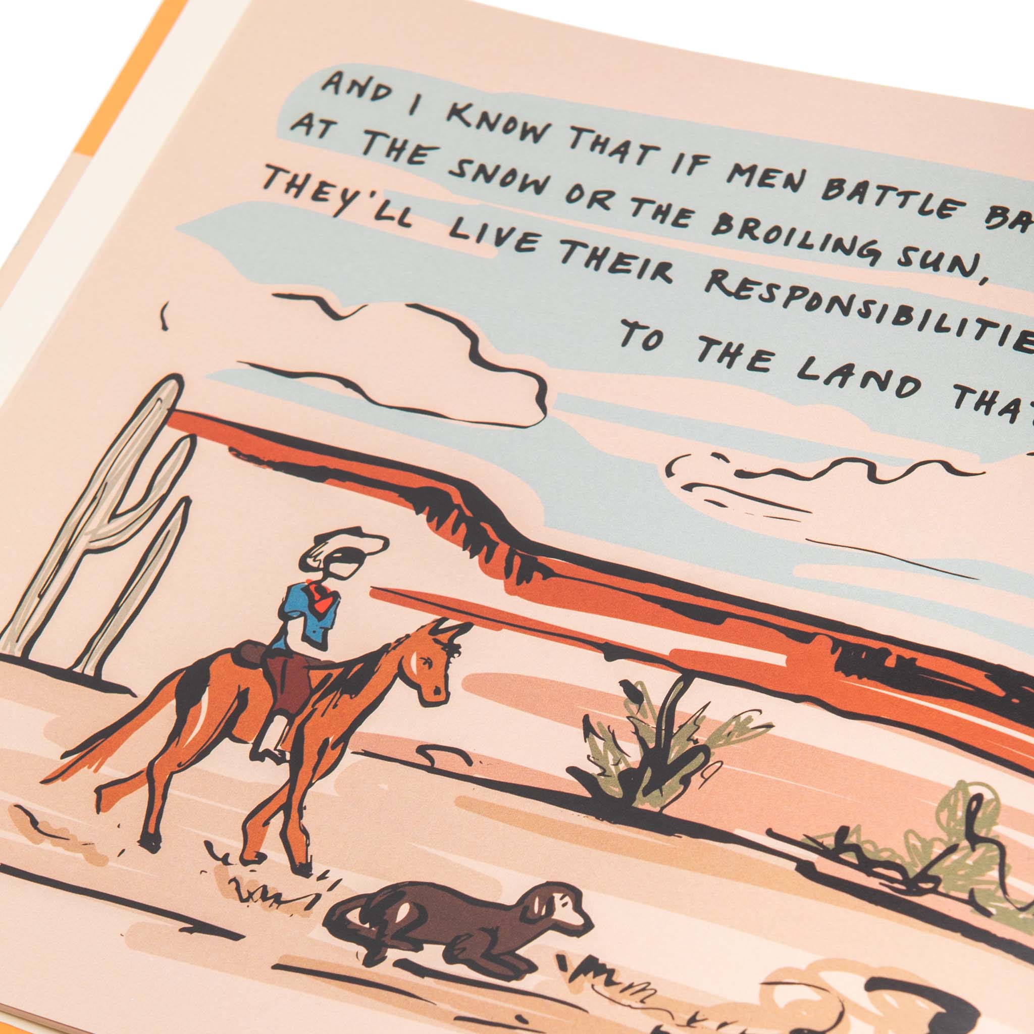 Mis Raices Estan Aqui (My Roots Are Buried Here) Book opened