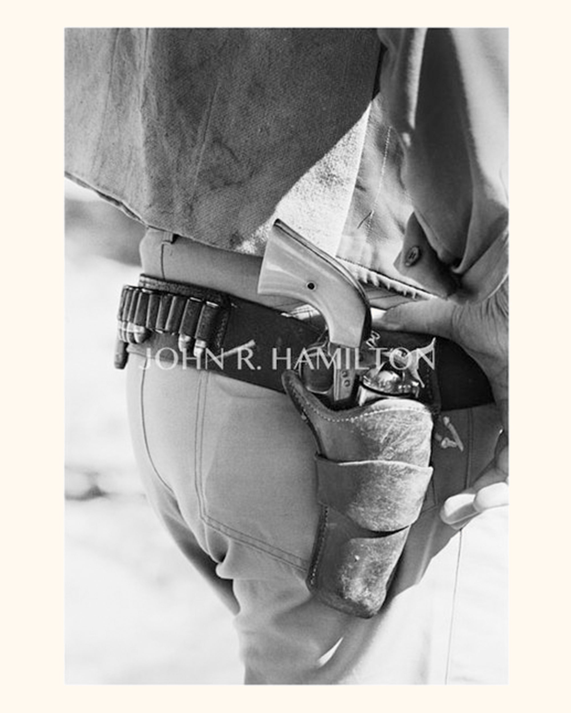 JOHN WAYNE'S GUN AND HOLSTER, 1966