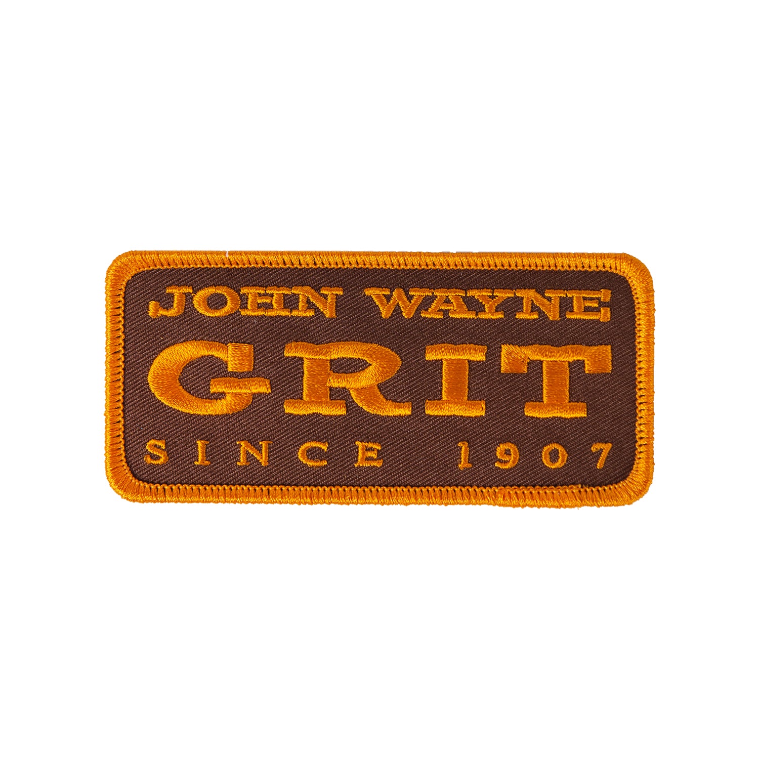 GRIT Patch - Brown/Gold