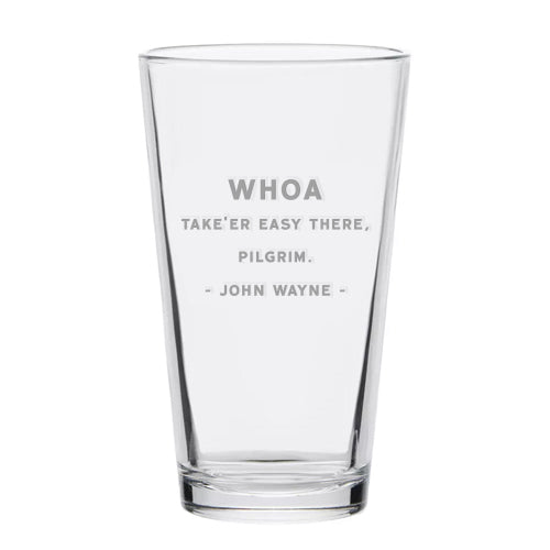 Official John Wayne Pint Glass