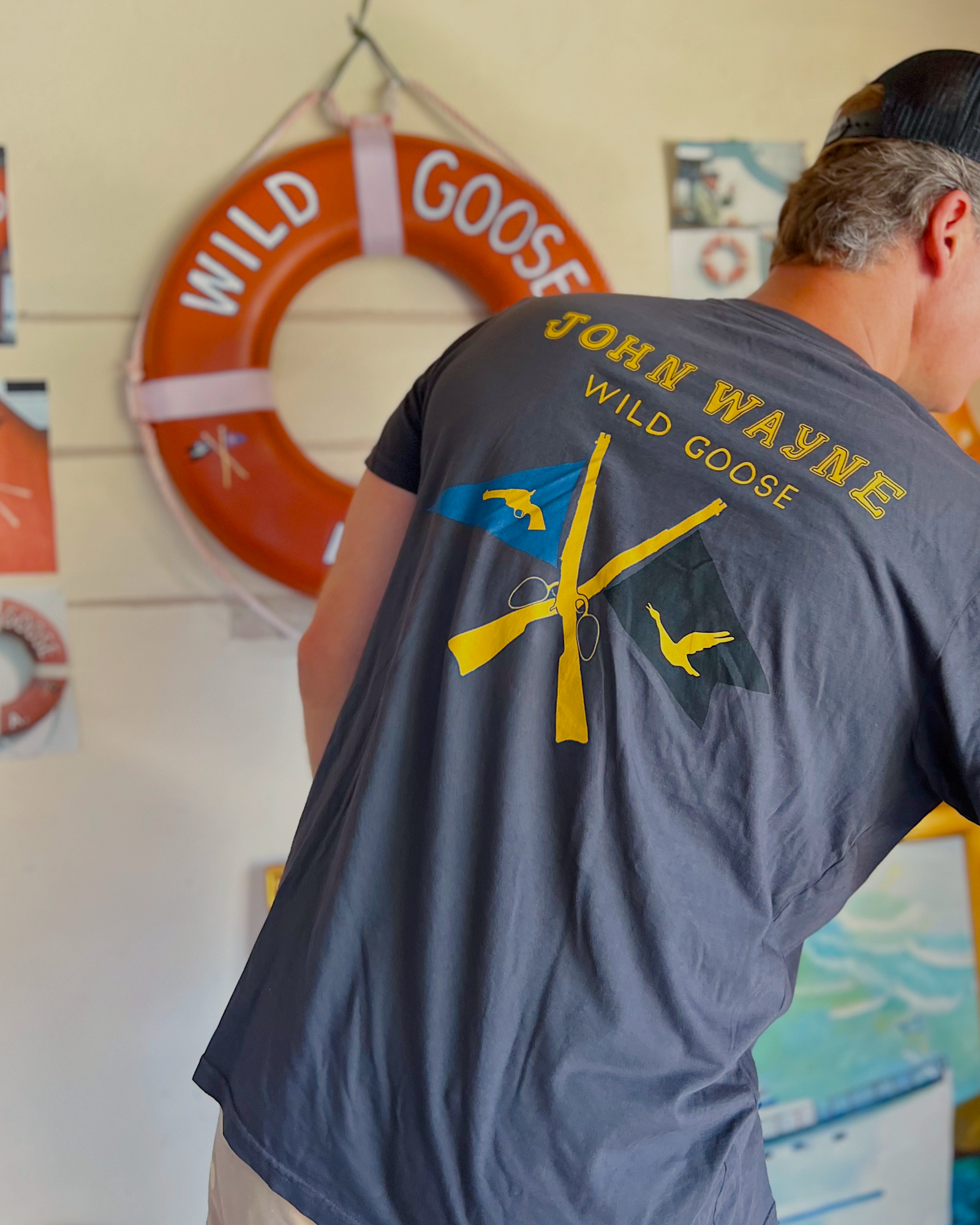 Wild Goose Hand-Painted Life Ring – One of a Kind