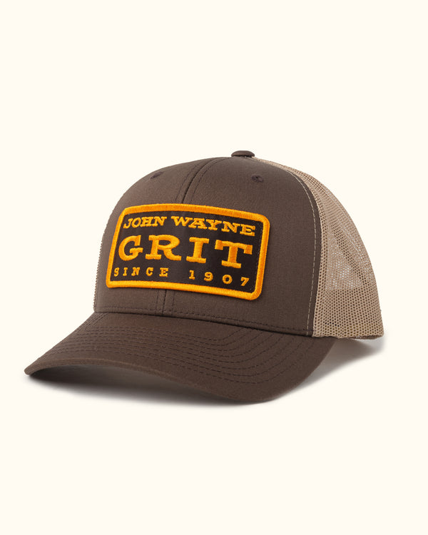 GRIT Trucker Hat Brown/Khaki