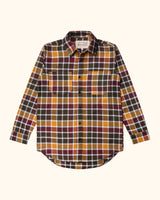 The “Ethan” Brushed Plaid Flannel in Clay