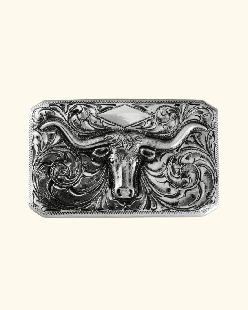Bohlin Belt Buckle - Angel and The Badman Sterling Silver