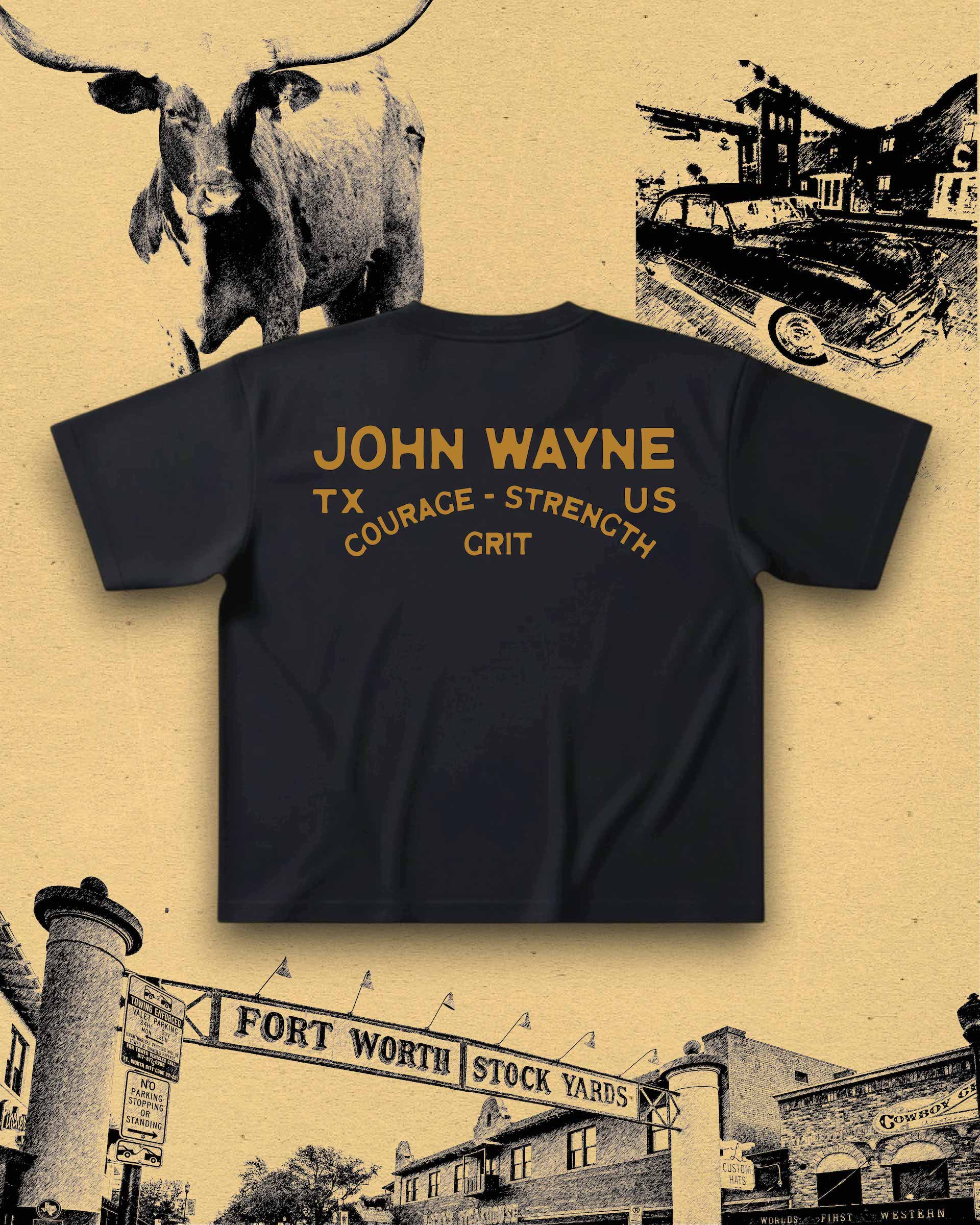 Courage Strength Grit Women's Tee - Black