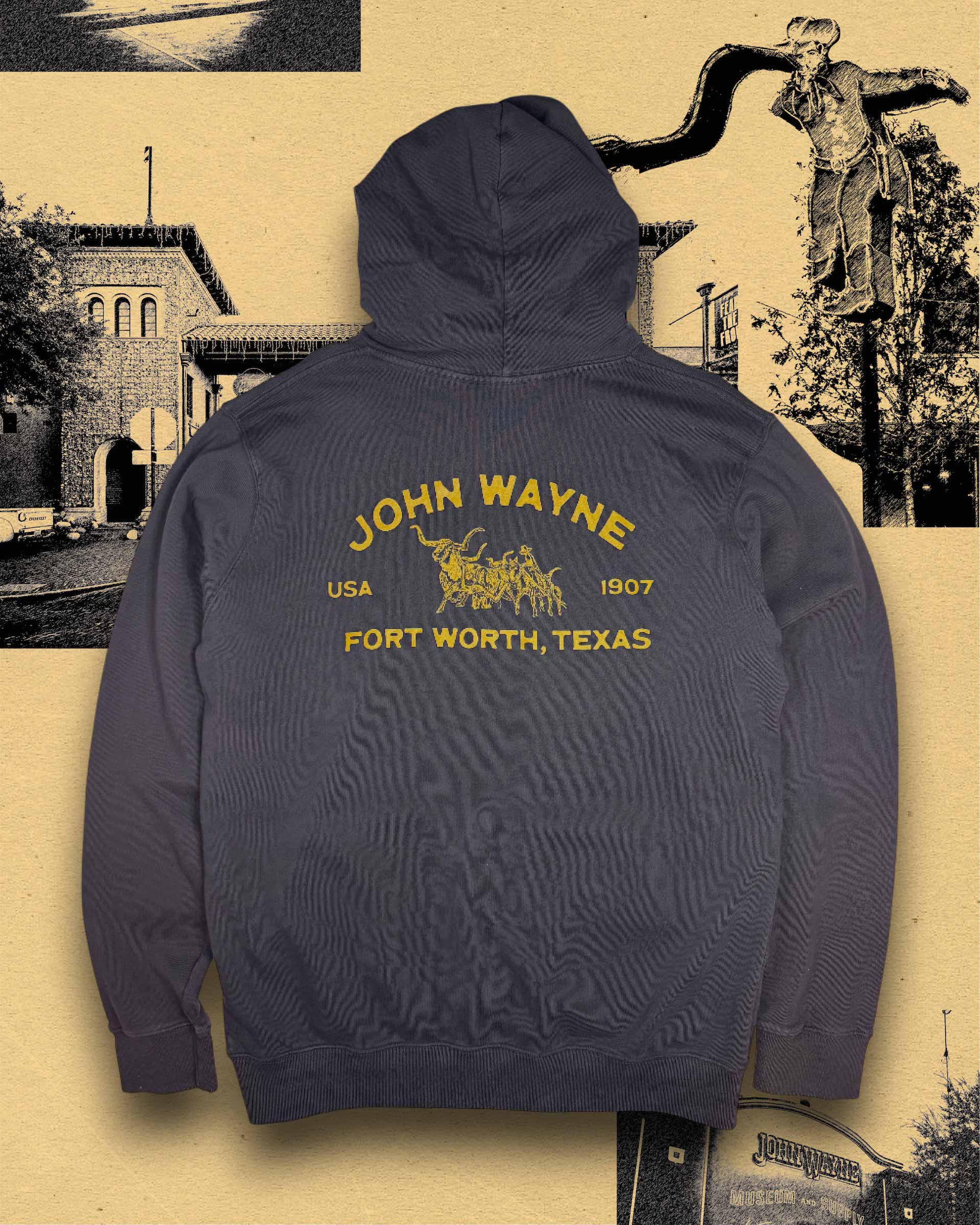 Fort Worth Hoodie - Vintage Black