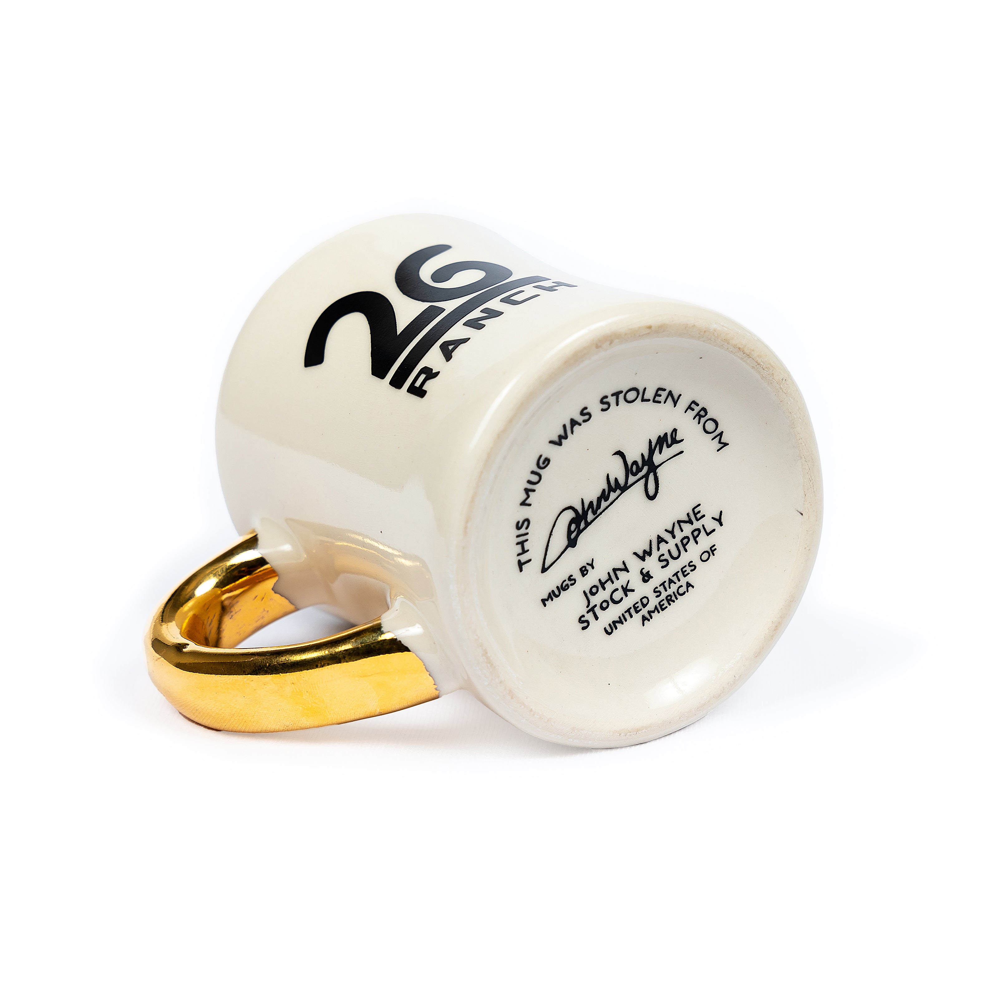 26 Bar Gold Handle Mug