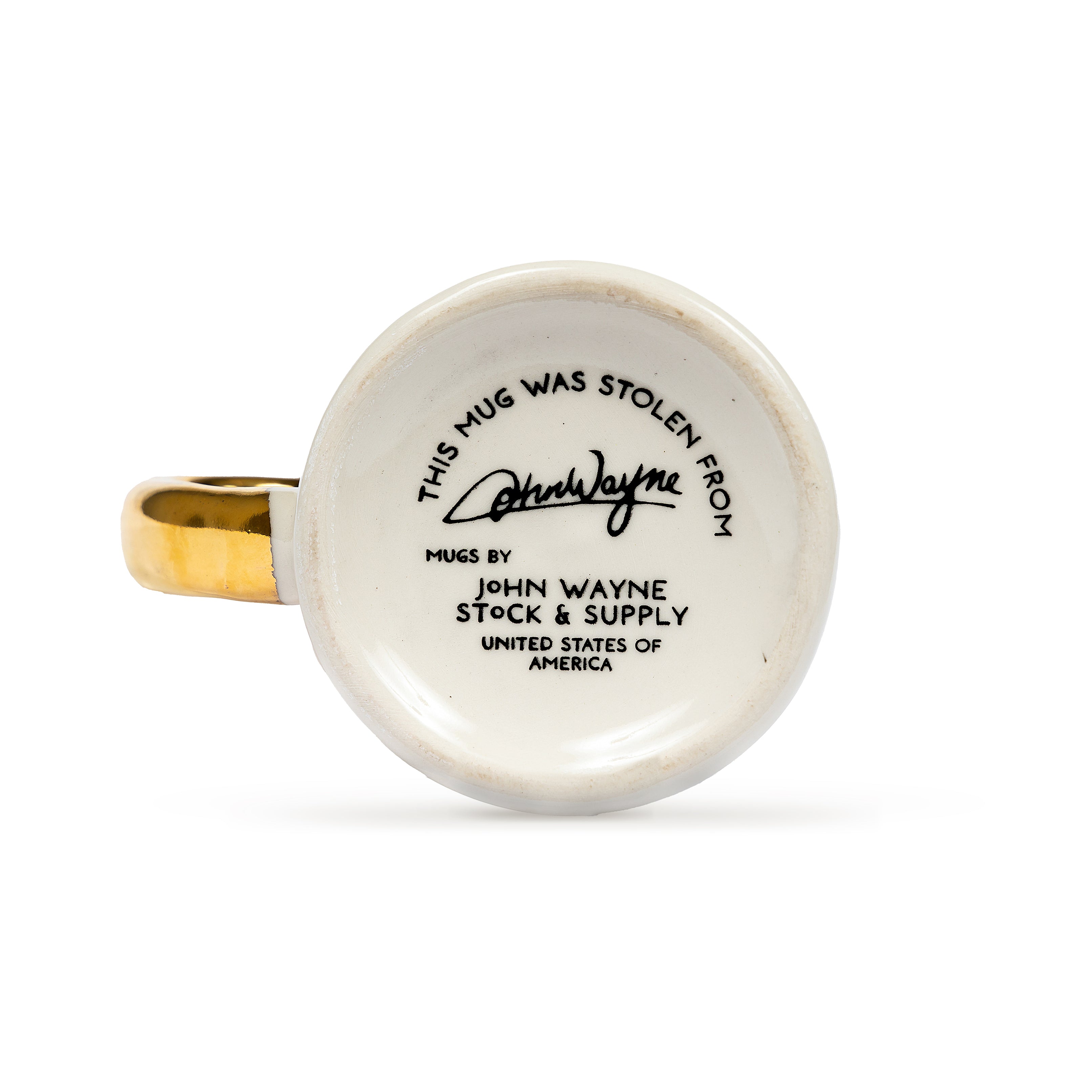 26 Bar Gold Handle Mug